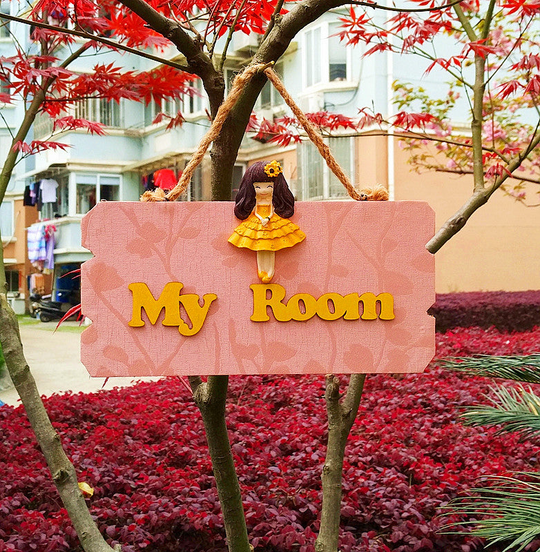 Playful Room Decoration Sign