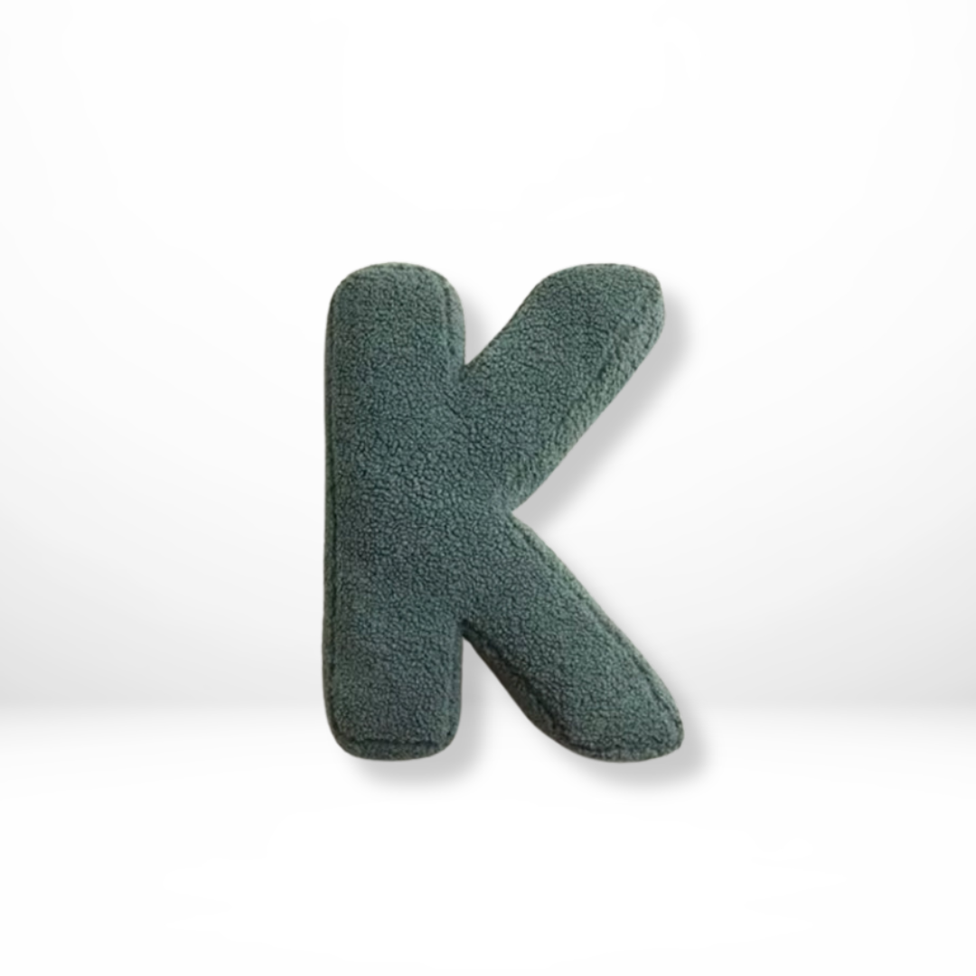 BowLift | Alphabet Cushion Velura – Soft Velvet Decorative Cushion in Every Letter of the Alphabet
