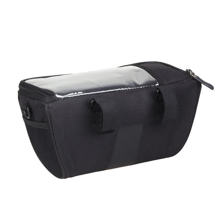 compact bike top tube storage bag with padded phone pocket and water-resistant fabric Bowlift