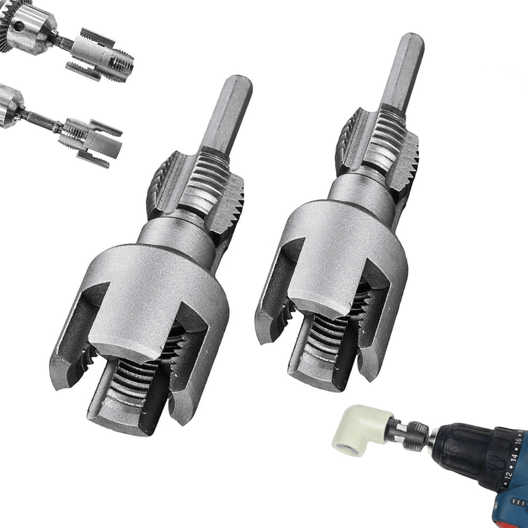 BowLift | Pipe Threading Tool | Dual-Function Internal & External Threads | 40Cr Alloy Steel | 1/2" or 3/4"