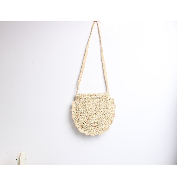 Handcrafted shoulder bag with perforated design Bowlift