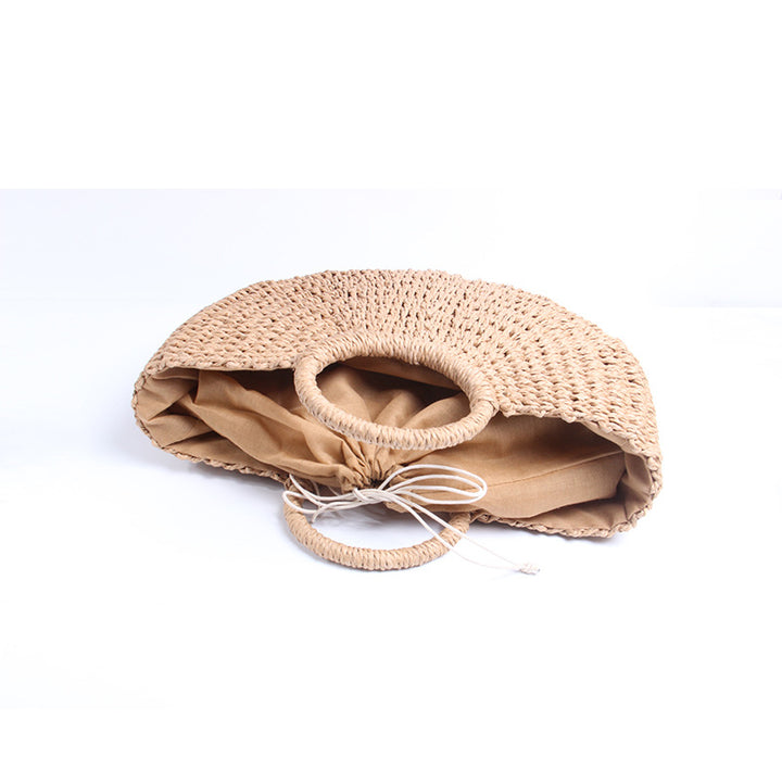 Generous basket bag with charming round handle Bowlift