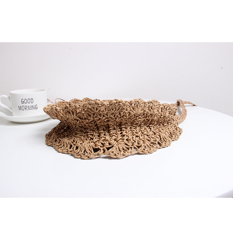 Handcrafted shoulder bag with perforated design Bowlift