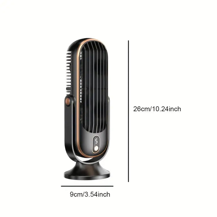 BowLift | Portable Mini Air Conditioner with USB Charging – 5 Speeds & 720° Rotation