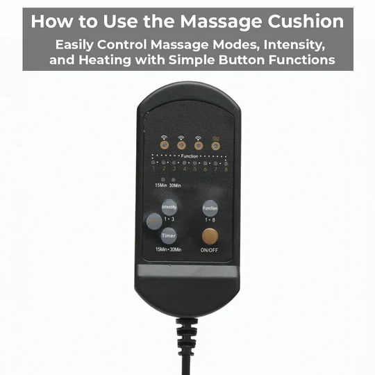 BowLift | Heated Massage Cushion Pad for Chair & Car