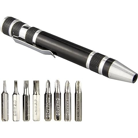 BowLift | Multi-Bit Mini Screwdriver – Compact Repair Tool Made of Aluminum Alloy