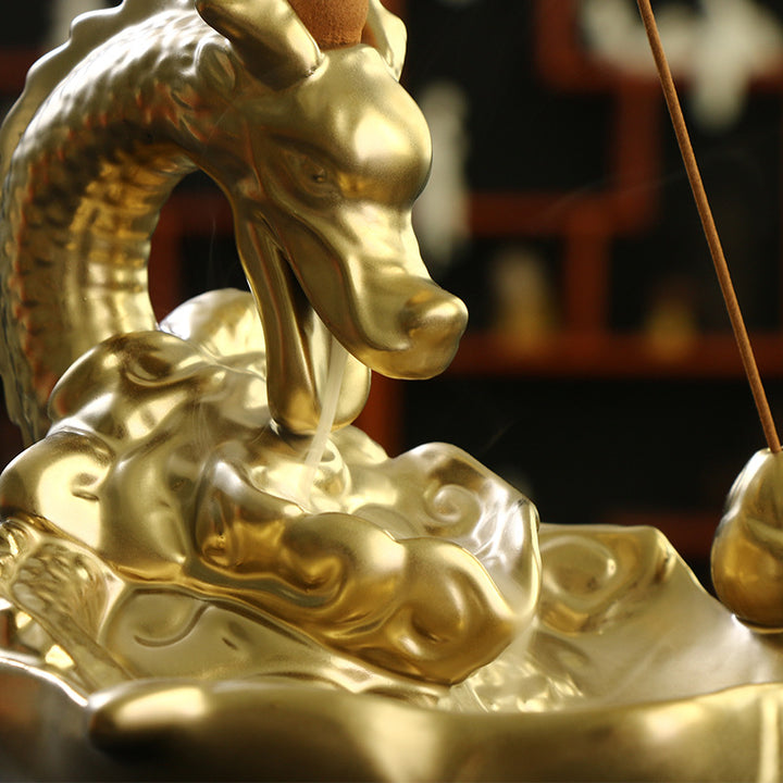 Decorative Dragon Theme Incense Holder