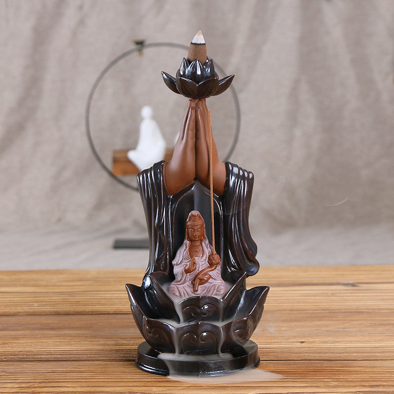Decorative Buddha Handcrafted Incense Holder