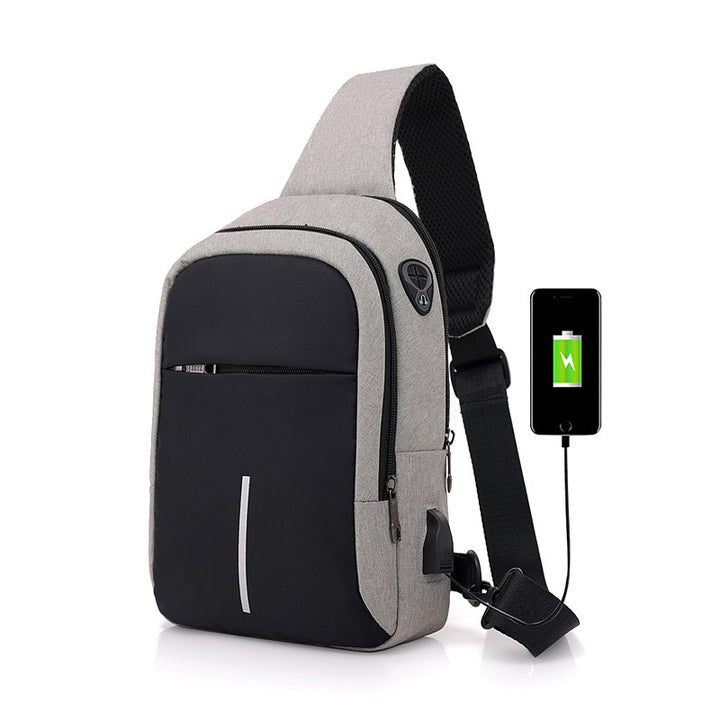 Modern USB Charging Sling Bag Bowlift
