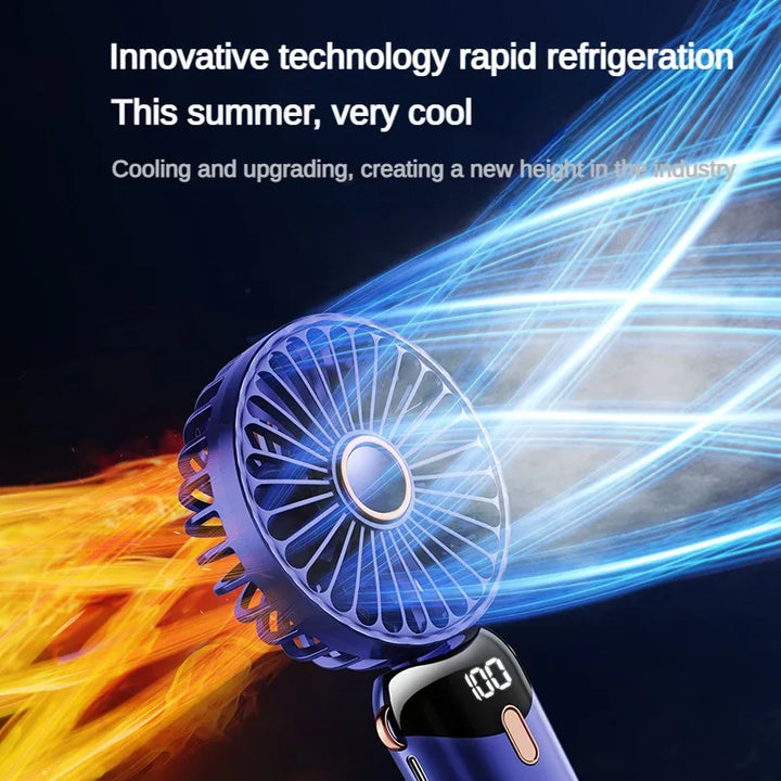 Portable USB Handheld Mini Fan with Phone Stand | Bowlift