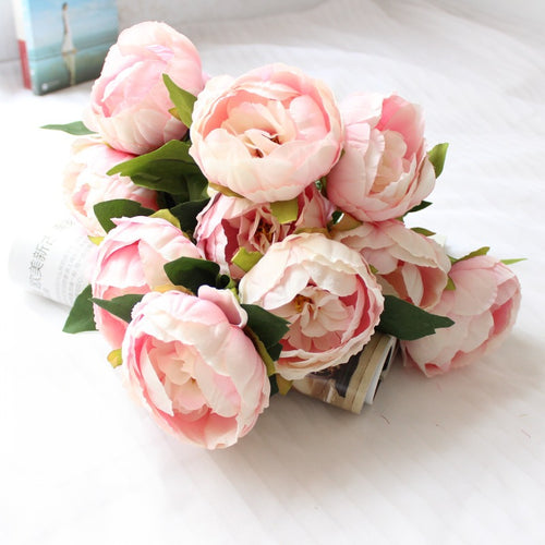 Artificial Peony Bouquet
