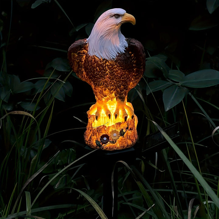 SolarGlow Eagle - Stylish Solar Lamp for Garden Lighting | Bowlift