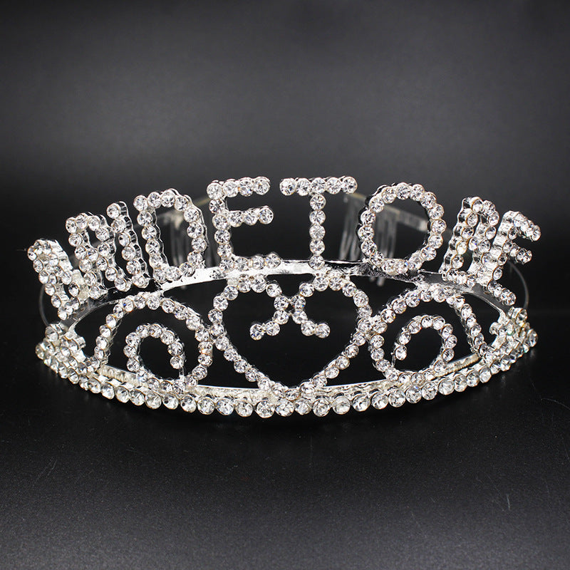 Ladies Glittering Bride Tiara Bowlift