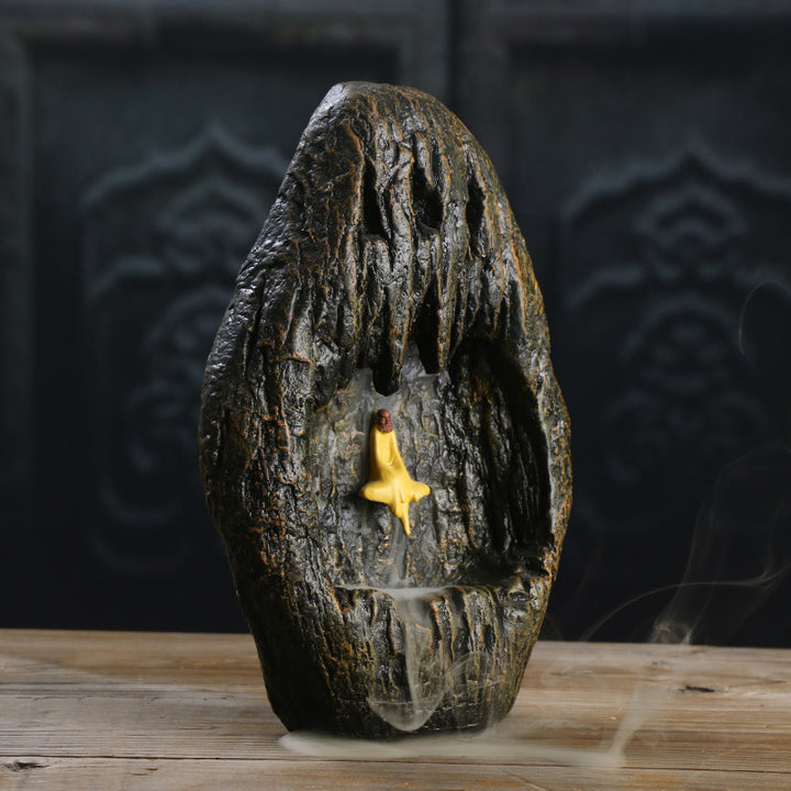 Serene Meditation Waterfall Incense Holder