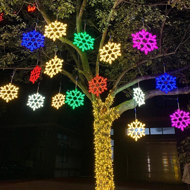 BowLift | Waterproof LED Snowflake Light for Festive Winter Decoration