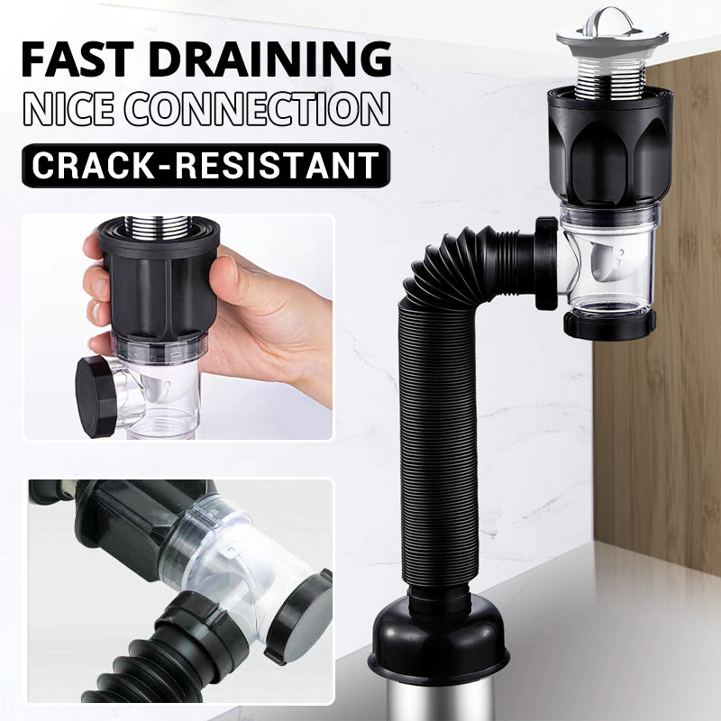 BowLift | Telescopic drain pipe against odor
