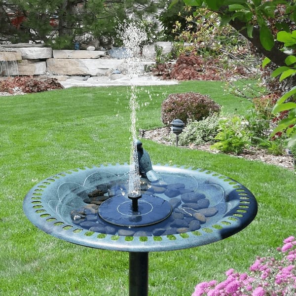 BowLift | Solar Bird Bath Fountain – Relaxing Garden Water Feature with Soothing Sounds