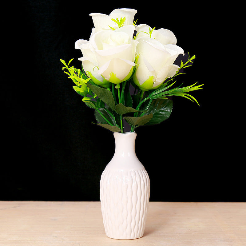 Textured Ceramic Flower Vase Bowlift 1790310283
