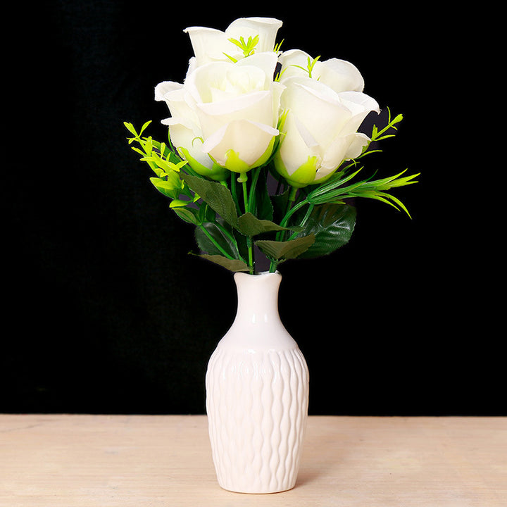 Textured Ceramic Flower Vase Bowlift 1790310283