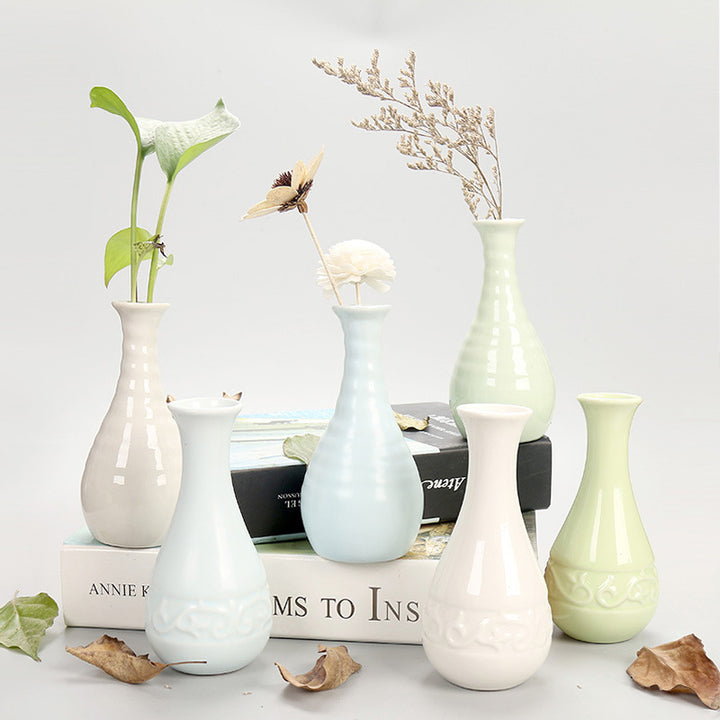 Elegant Ceramic Flower Vase Bowlift 1790310259