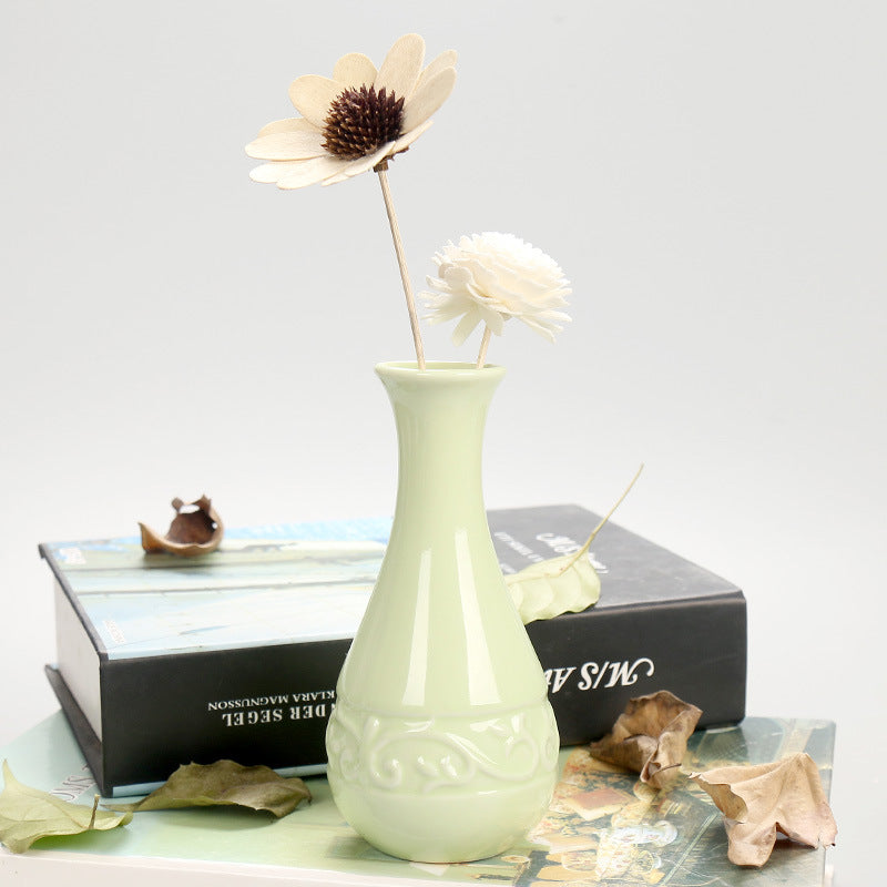 Elegant Ceramic Flower Vase Bowlift 1790310259