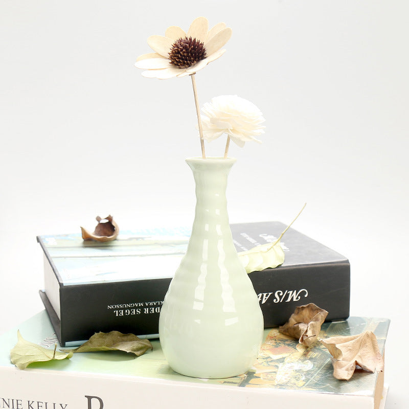 Elegant Ceramic Flower Vase Bowlift 1790310259