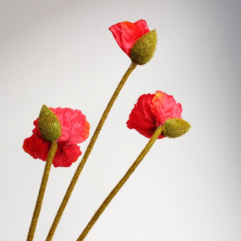 Realistic Artificial Poppy Stem