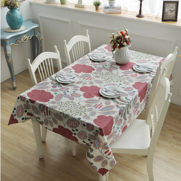 Elegant Floral Tablecloth