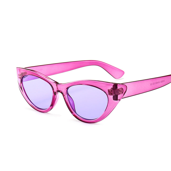 Cat-Eye Frame Sunglasses with Enhanced UV Protection Bowlift