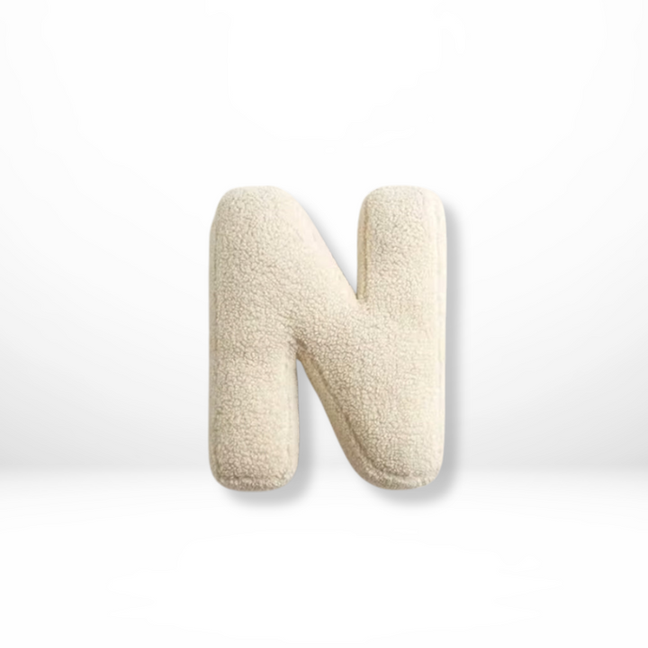 BowLift | Velvet Alphabet Decorative Cushion With Letters A To Z