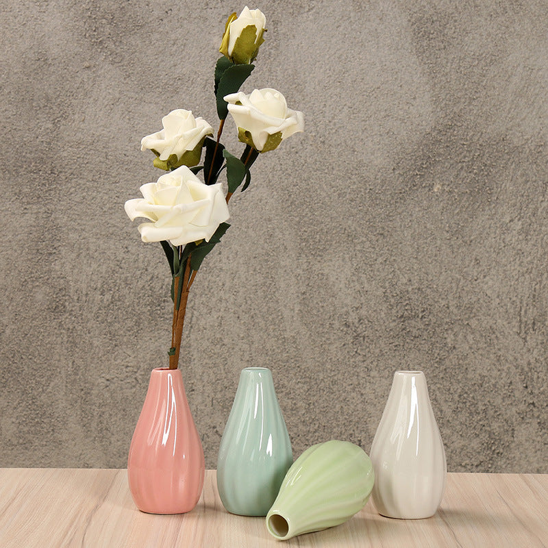 Elegant Ceramic Teardrop Vase Bowlift