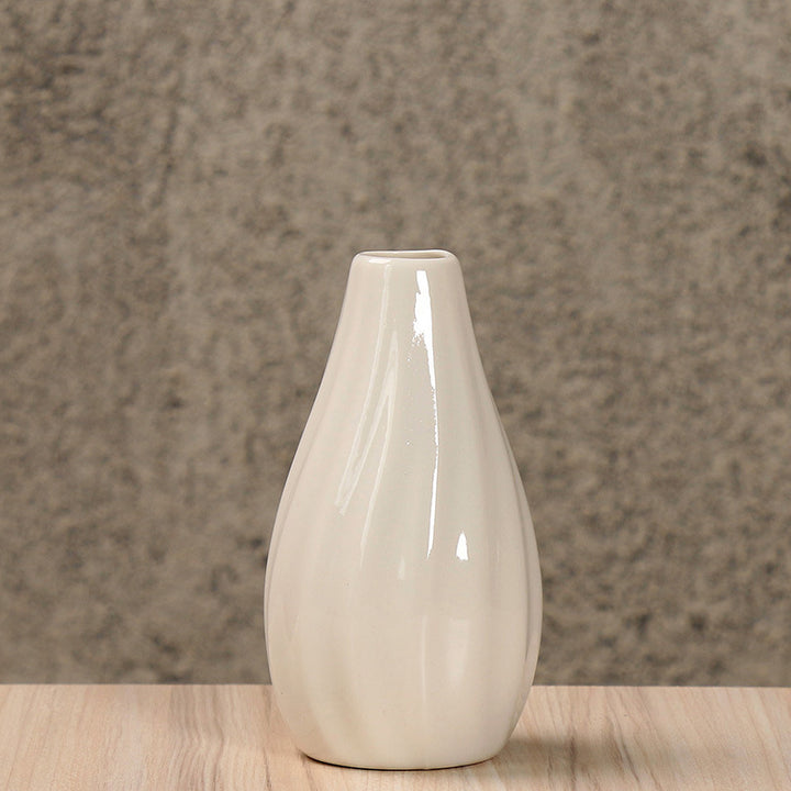 Elegant Ceramic Teardrop Vase Bowlift