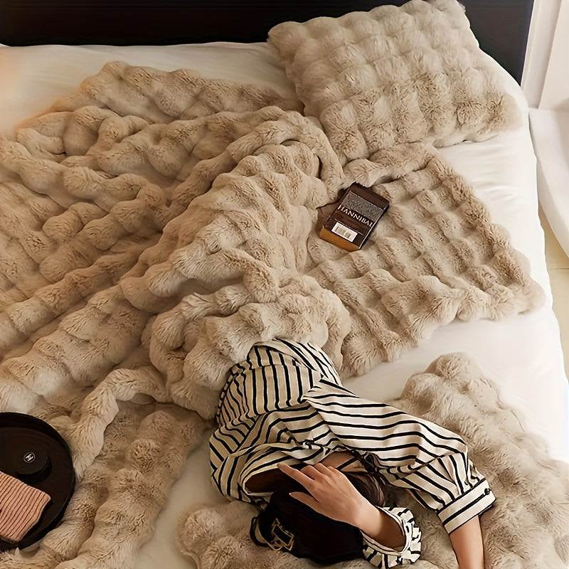 BowLift | Elegant Rabbit Fleece Blanket - Luxury and Durable