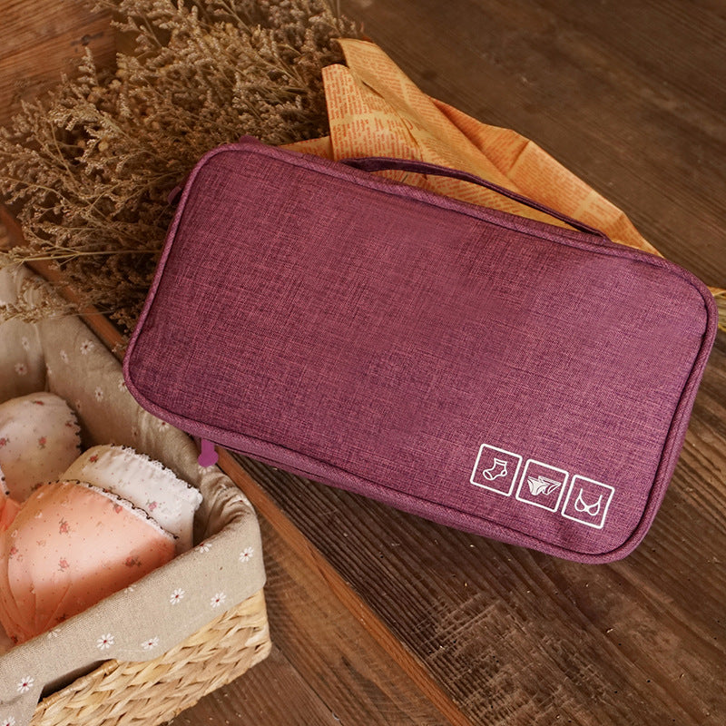 Multi-Compartment Travel Storage Pouch Bowlift