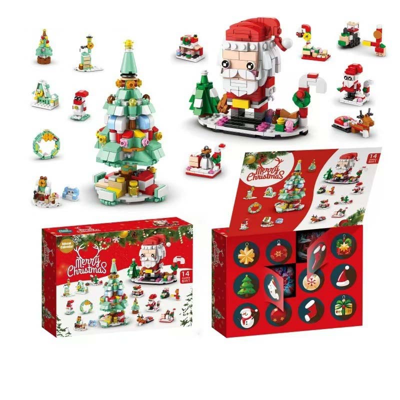 BuildJoy - Festive Building Blocks Advent Calendar Bowlift