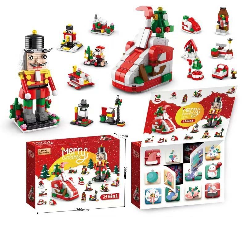 BuildJoy - Festive Building Blocks Advent Calendar Bowlift