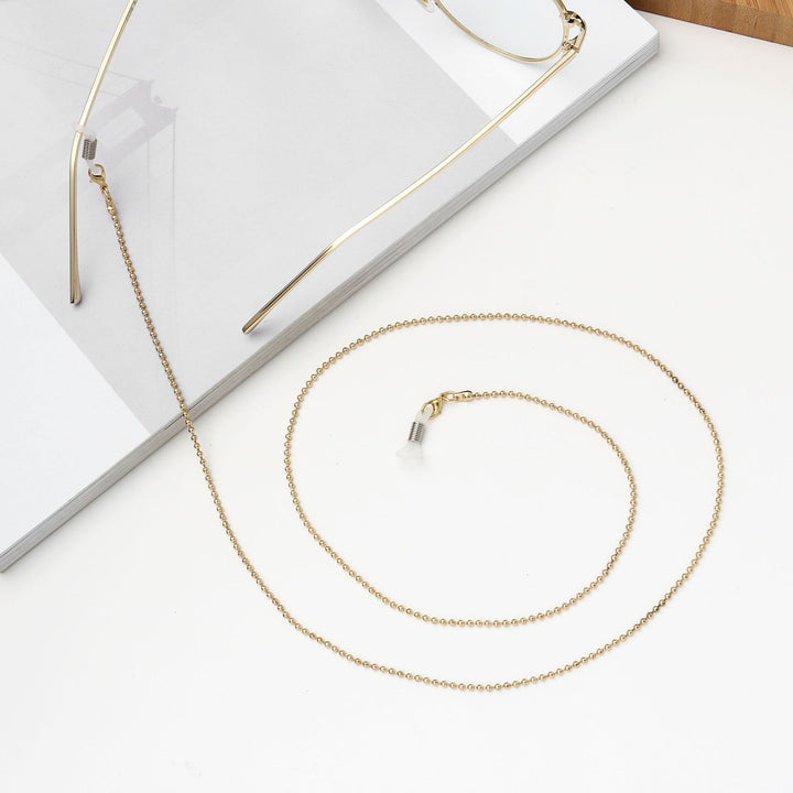 Eyewear Holder Chain with Metal Ball Beads Bowlift