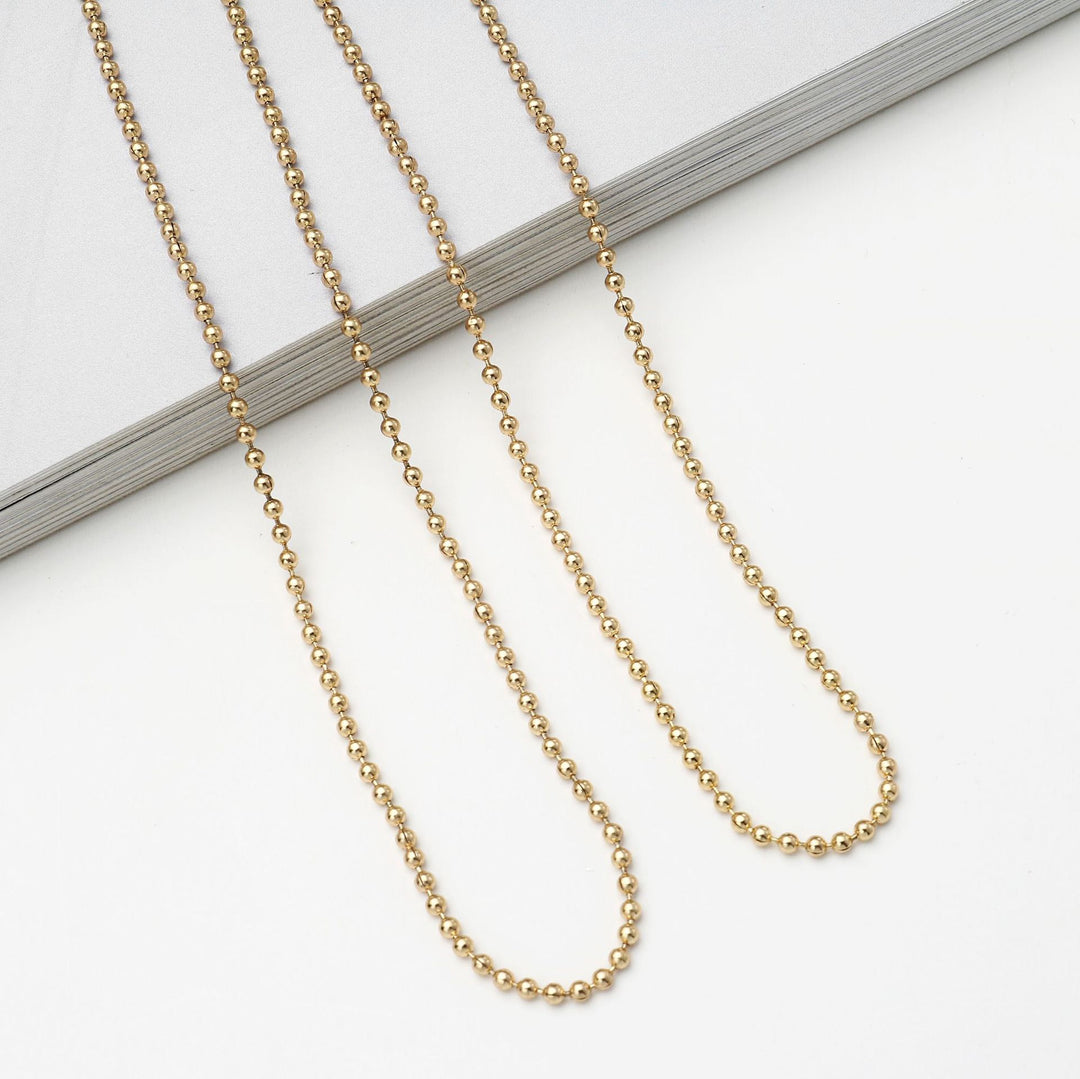 Eyewear Holder Chain with Metal Ball Beads Bowlift