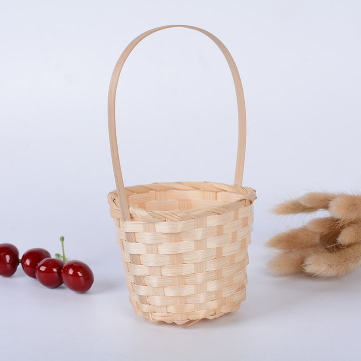 Handcrafted Natural Woven Storage Basket Bowlift