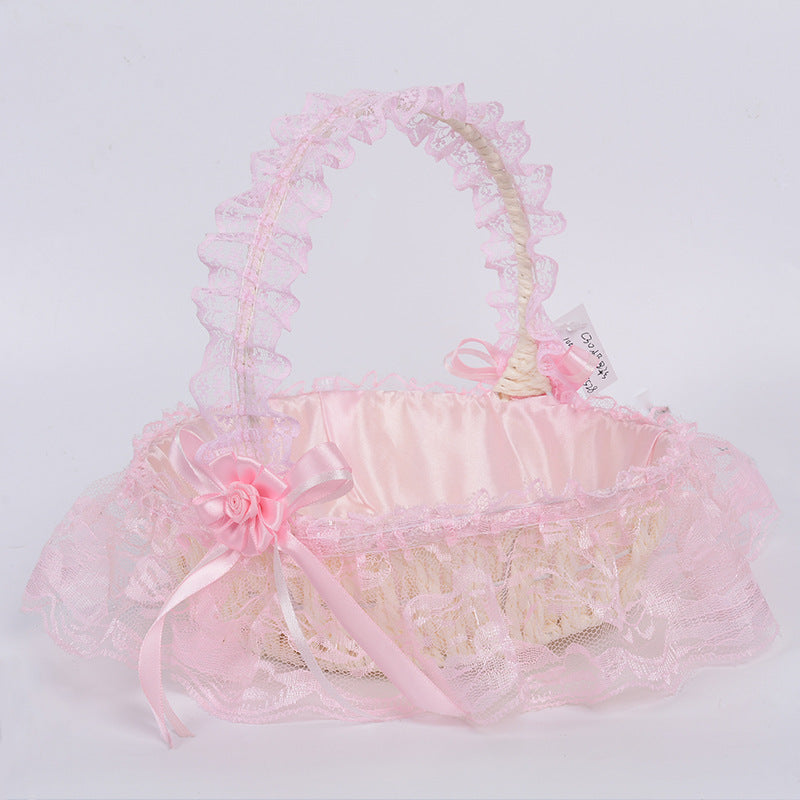 Decorative Lace Basket Bowlift