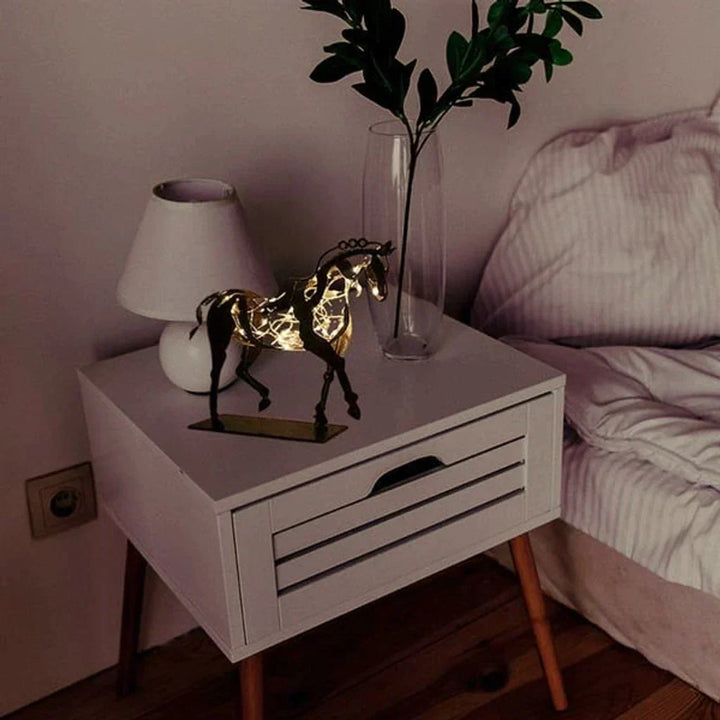 BowLift | Horse Sculpture - AdonisMetal - Rustic Elegance - Timeless Decorative Piece