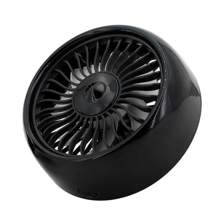 USB Car Vent Fan with 3 Speeds & Colorful LED Light | Bowlift