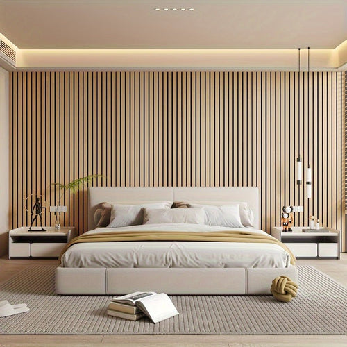 HoutLook Wall Panels – Self-Adhesive 3D PVC Wall Covering for Quick Living Effect | Bowlift
