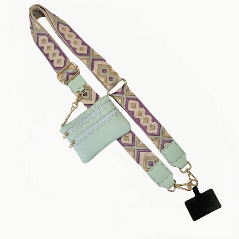 BowLift | Adjustable Phone Lanyard Crossbody Strap with Wallet