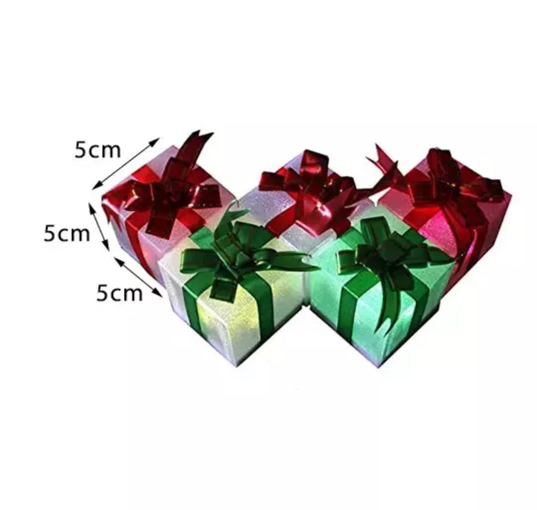 BowLift | 5x LED Mini Gift Box Decorations
