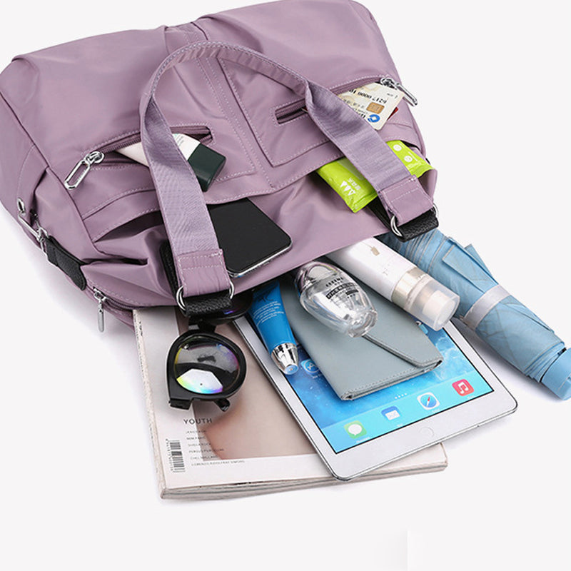 Waterproof Simple Nylon Handbag | Bowlift