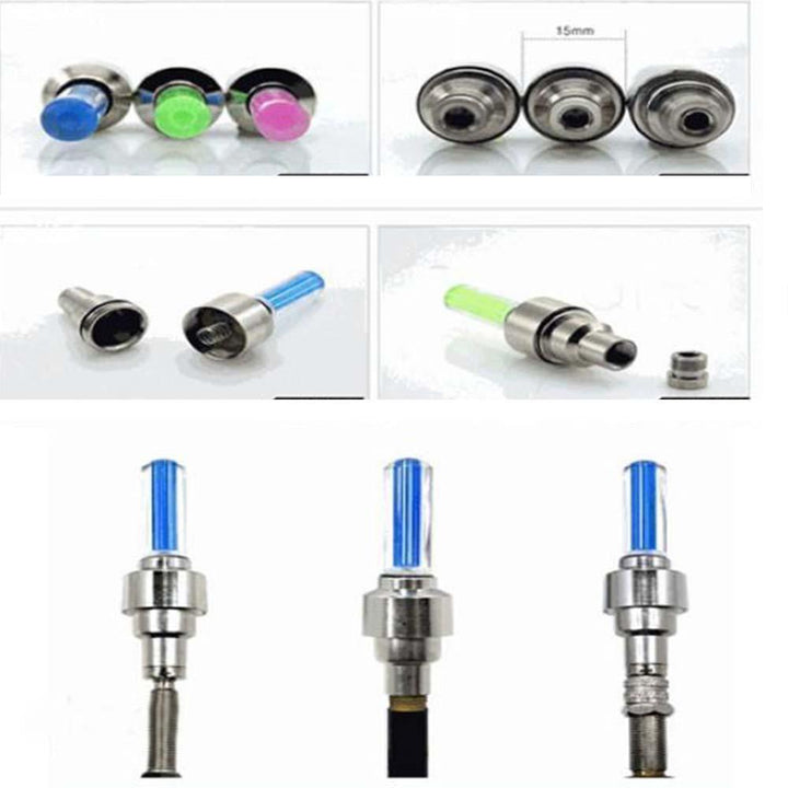 Premium LED Valve Caps for Wheels (2 pcs) | Bowlift