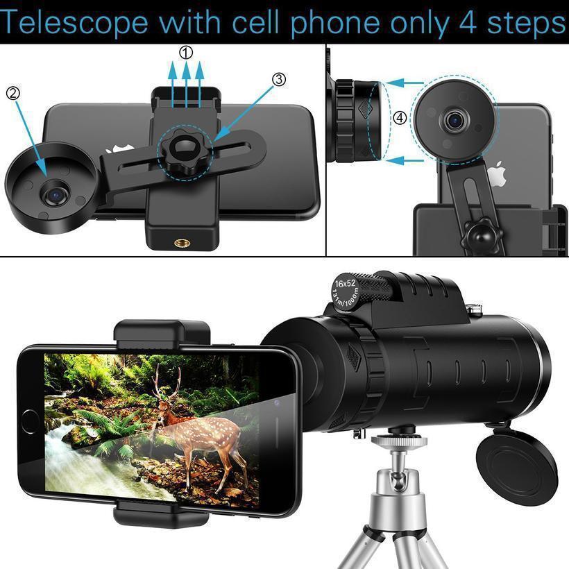 BowLift | Waterproof High Definition Monocular Telescope
