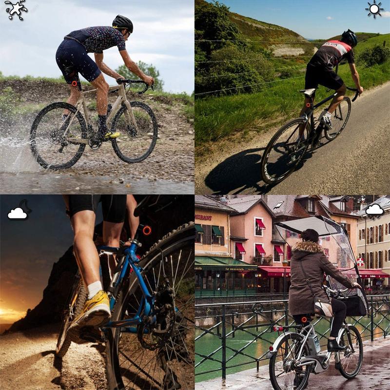 BowLift | VeloSafe Slim – USB Rechargeable Intelligent Bicycle Rear Light with Brake Sensor