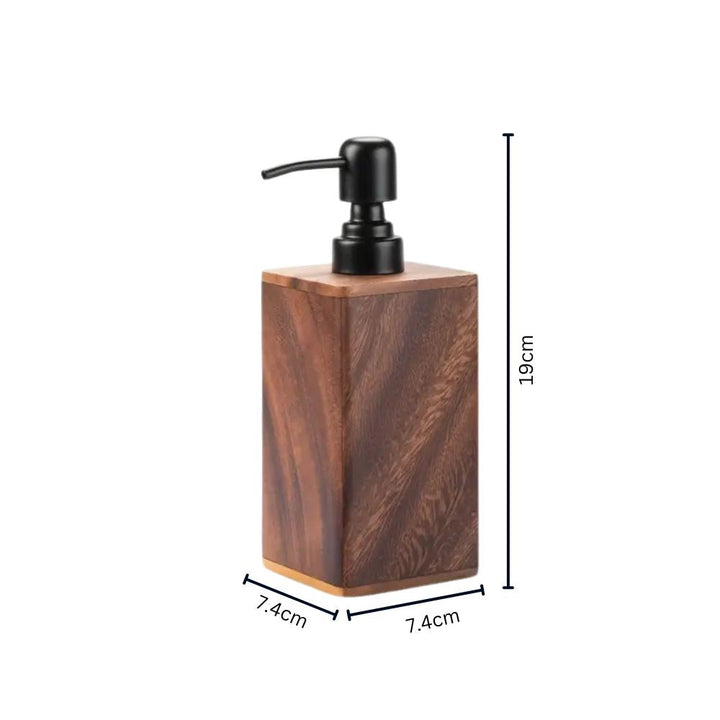BowLift | Walnut Aura Lotion & Soap Dispenser